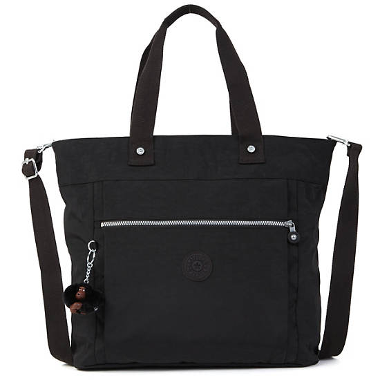 Lizzie 15" Laptop Tote Bag, Black, large