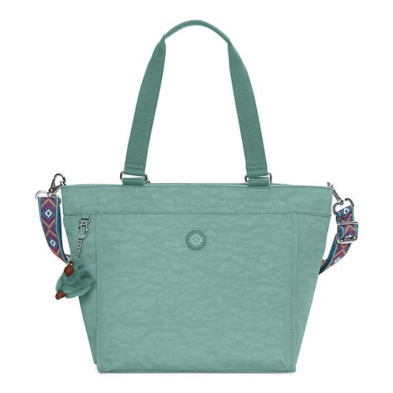 New Shopper Small Tote Bag, Clearwater Turquoise, large