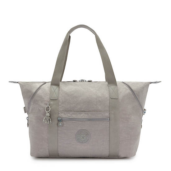 Art Medium Tote Bag, Grey Gris, large