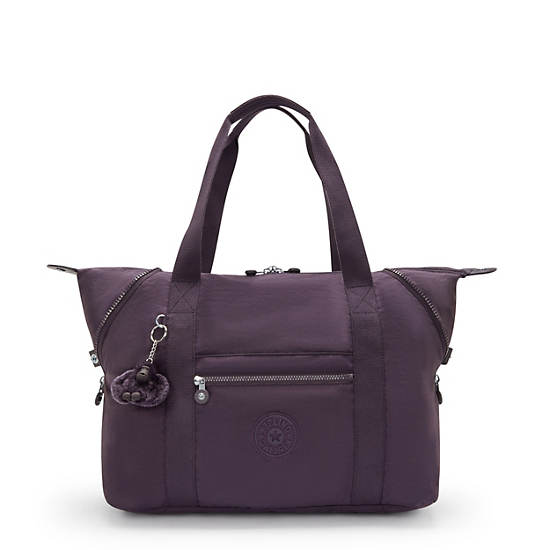 Art Medium Tote Bag, Ultimate Plum, large