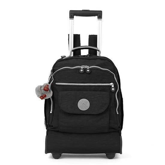 Sanaa Large Rolling Backpack, Black Noir, large