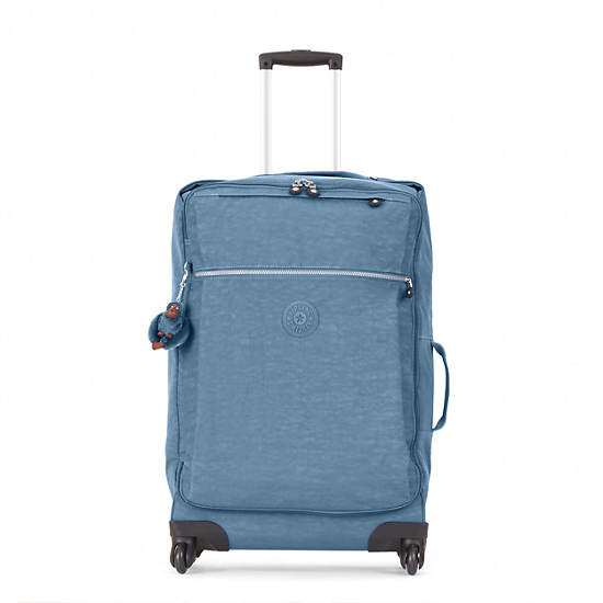 Darcey Medium Rolling Luggage, Blue Eclipse Print, large