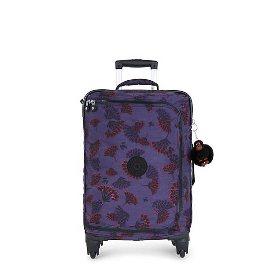 Cyrah Small Printed Rolling Luggage, Purple Lila, large
