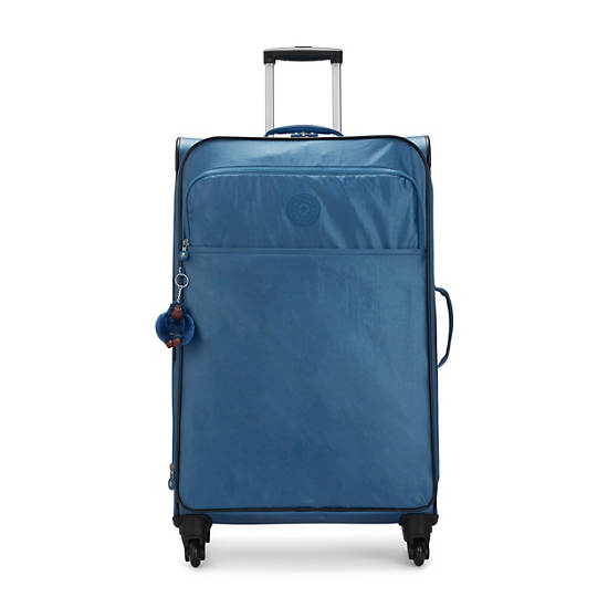 Parker Large Metallic Rolling Luggage, Abstract Leave, large