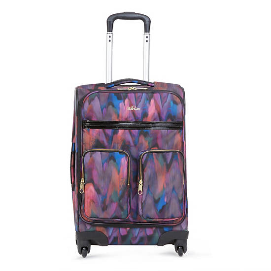 Ronan Printed Carry-On Rolling Luggage, Tile Print, large