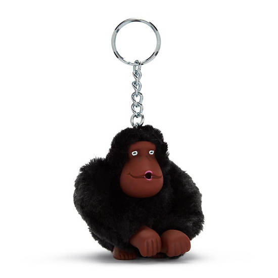 Sven Monkey Keychain, Black Tonal, large