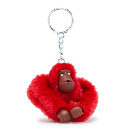 Sven Monkey Keychain, Cherry Tonal, large