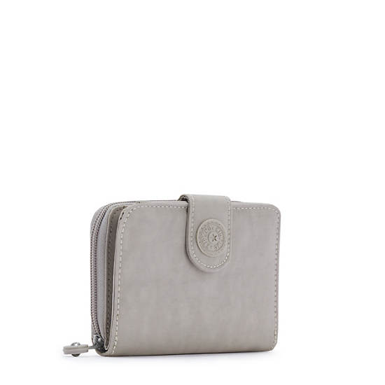 New Money Small Credit Card Wallet, Grey Gris, large