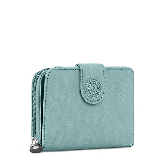 New Money Small Credit Card Wallet, Sage Green, large