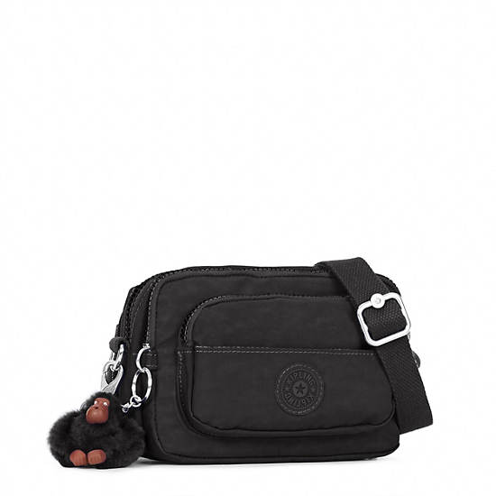 Merryl 2-in-1 Convertible Crossbody Bag, Black Tonal, large