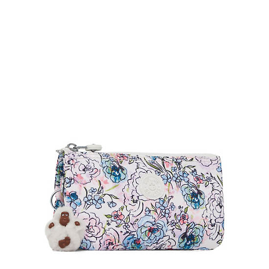 Creativity Large Printed Pouch, Floral Tapestry, large