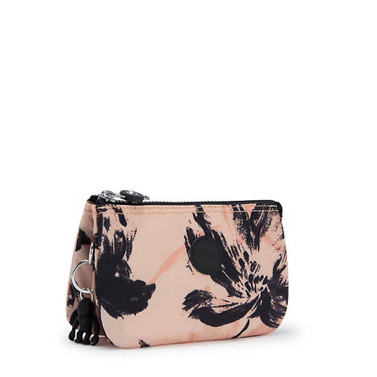 Creativity Large Printed Pouch, Coral Flower, large