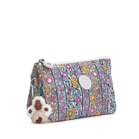 Creativity Large Printed Pouch, Fantasy Flower, large