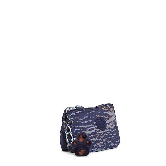 Creativity Small Printed Pouch, Admiral Blue, large