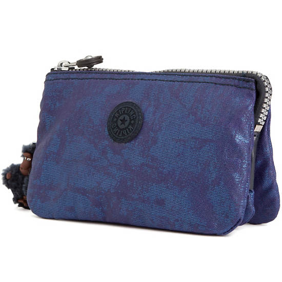 Creativity Large Metallic Pouch, Fading Sky, large