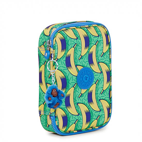 100 Pens Printed Case, Starry  Vision Teal, large
