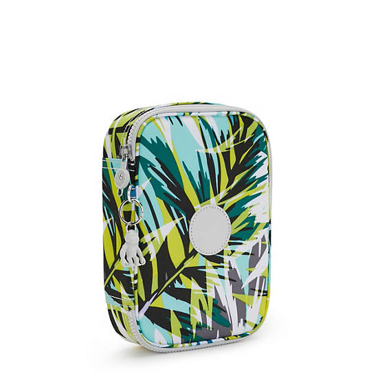 100 Pens Printed Case, Bright Palm, large