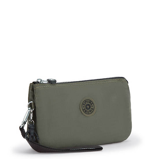 Creativity Extra Large Wristlet, Green Moss, large