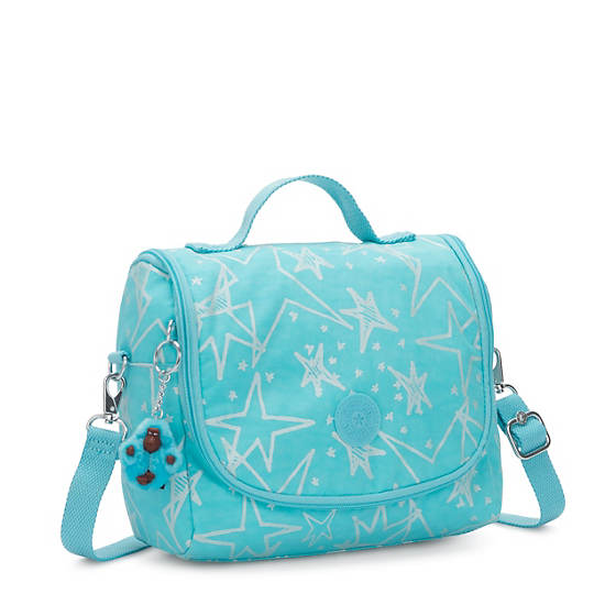 Kichirou Lunch Bag, Starry  Vision Teal, large