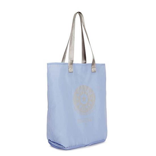 Hip Hurray Packable Tote Bag, Bridal Blue, large