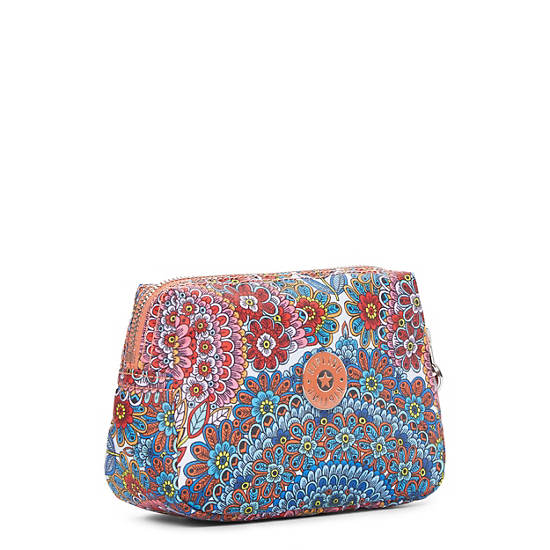 Mandy Printed Pouch, Sunshine Happy, large