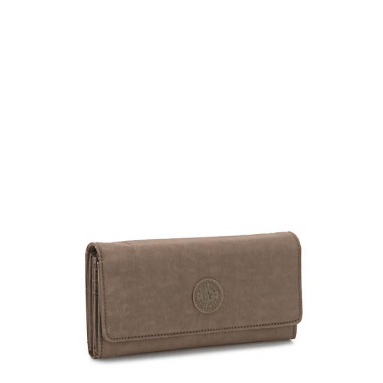 New Teddi Snap Wallet, Soft Clay Woven, large