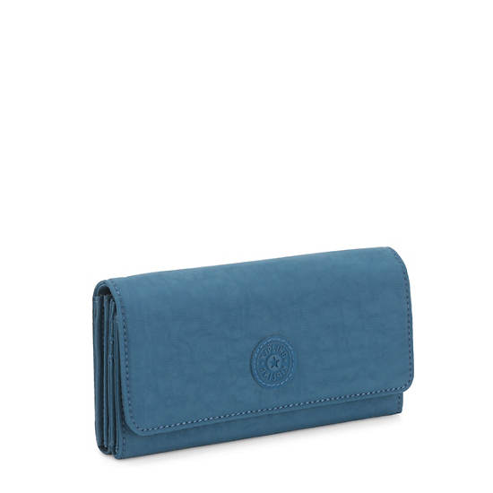New Teddi Snap Wallet, Mystic Blue, large