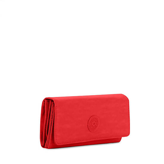 New Teddi Snap Wallet, Pristine Poppy, large
