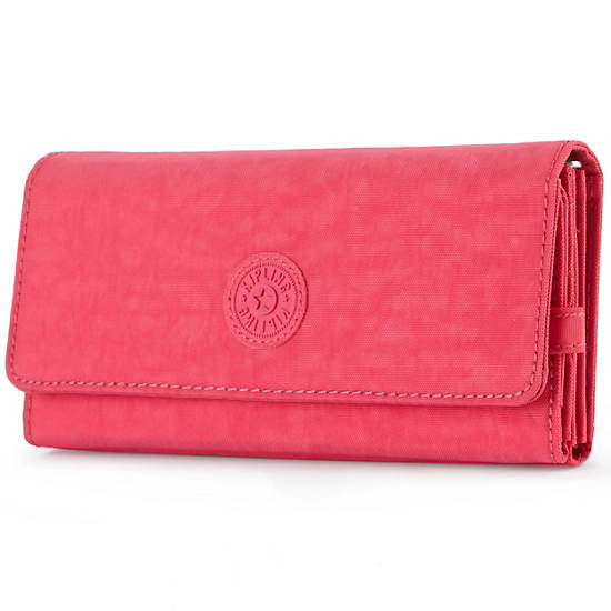 New Teddi Snap Wallet, True Pink, large
