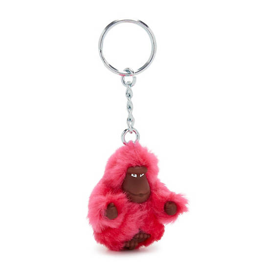 Sven Extra Small Monkey Keychain, Blooming Pink, large