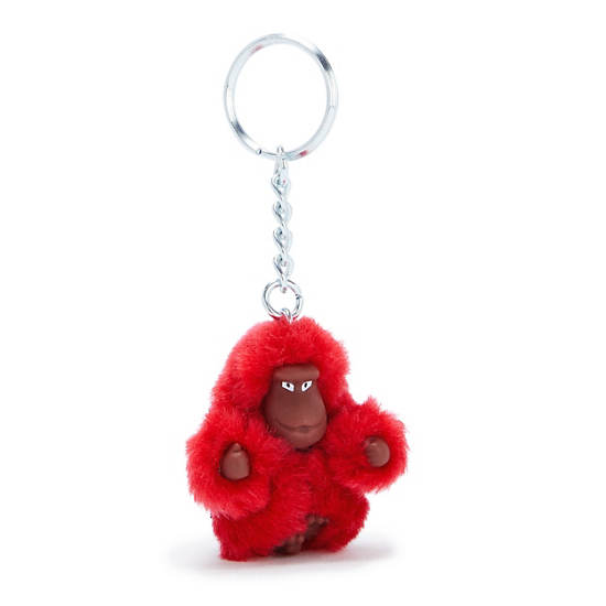Sven Extra Small Monkey Keychain, Cherry Tonal, large