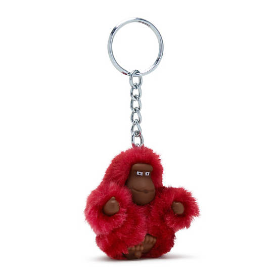 Sven Extra Small Monkey Keychain, Regal Ruby, large