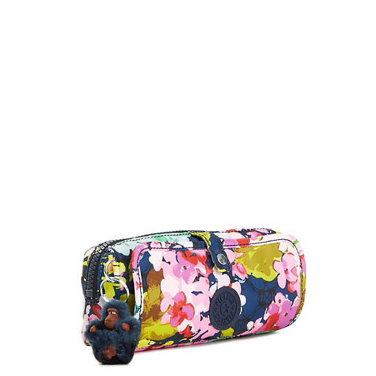 Wolfe Printed Pencil Pouch, Poppy Floral, large