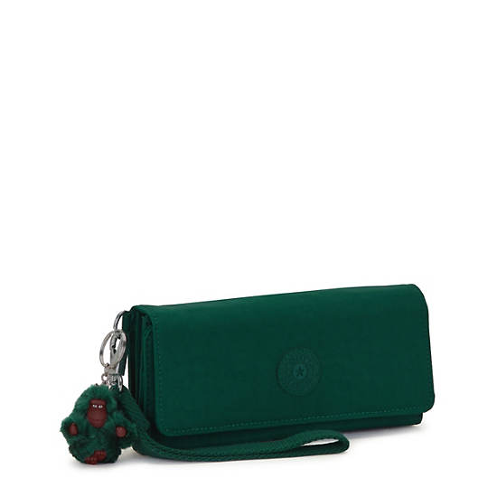 Rubi Large Wristlet Wallet, Jungle Green, large