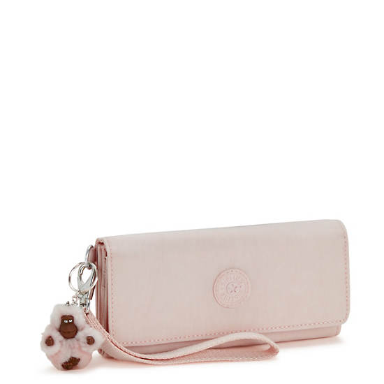 Rubi Large Wristlet Wallet, Primrose Pink, large