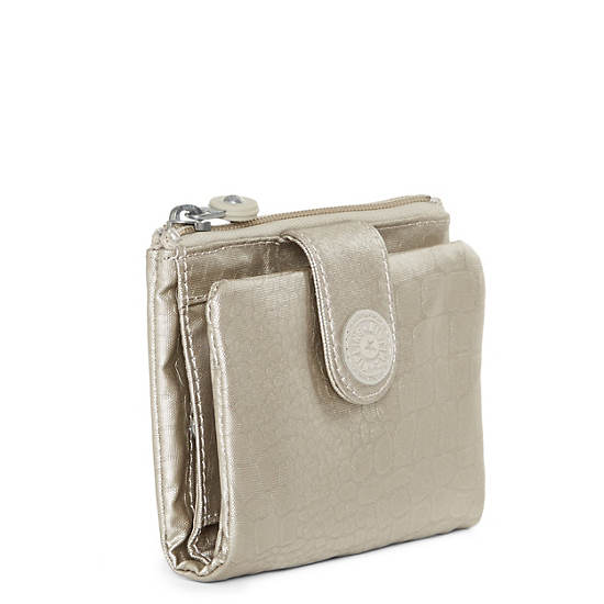 Maloney Metallic Wallet, Warm Beige M, large Maloney Metallic Wallet, Warm Beige M, large