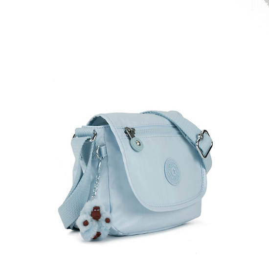 Sabian Metallic Crossbody Mini Bag, True Blue Tonal, large