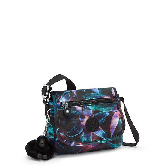 Sabian Printed Crossbody Mini Bag, Spectral Orchid, large