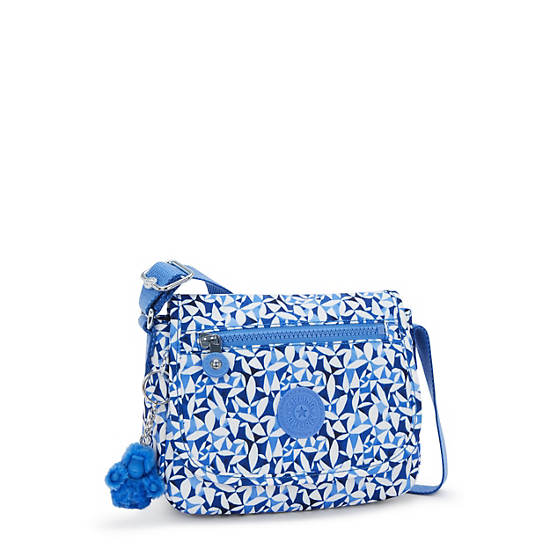 Sabian Printed Crossbody Mini Bag, Cosmic Blue, large