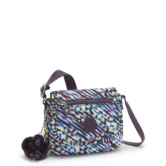 Sabian Printed Crossbody Mini Bag, Undersea Lights, large