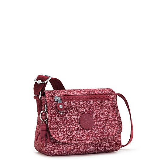 Sabian Printed Crossbody Mini Bag, Fairy Pink, large