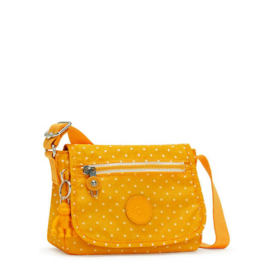 Sabian Printed Crossbody Mini Bag, Soft Dot Yellow, large