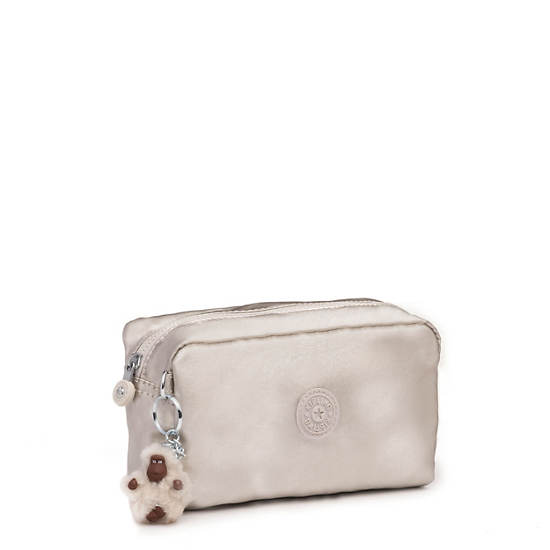 Gleam Metallic Pouch, Shimmering Spots, large