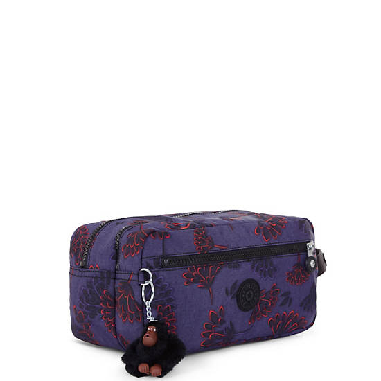 Agot Printed Toiletry Bag, Purple Lila, large