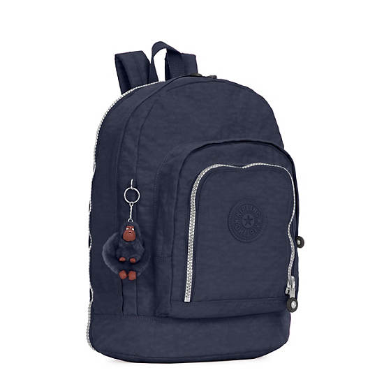 Hal Large Expandable Backpack - True Blue | Kipling
