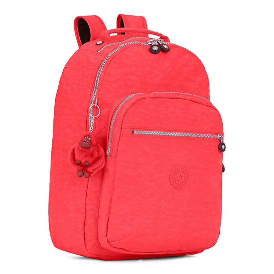 Seoul Large Laptop Backpack, Blooming Pink, large
