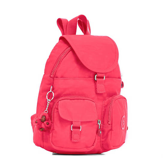 Lovebug Small Backpack, Grapefruit Tonal Zipper, large