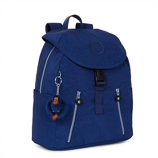 Zakaria Medium Backpack, Frost Blue, large