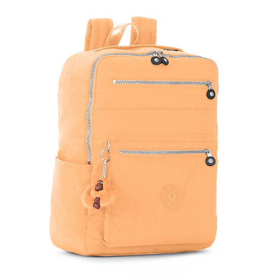 Caity Medium Backpack, Papaya Orange Tonal, large