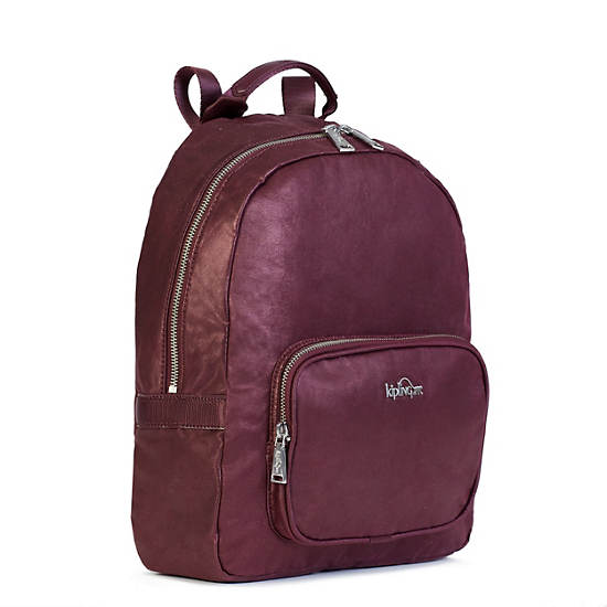 Molly Medium Backpack, Purple Ruby, large